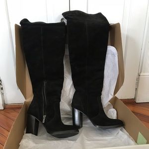 Frye Claude leather OTK Boots